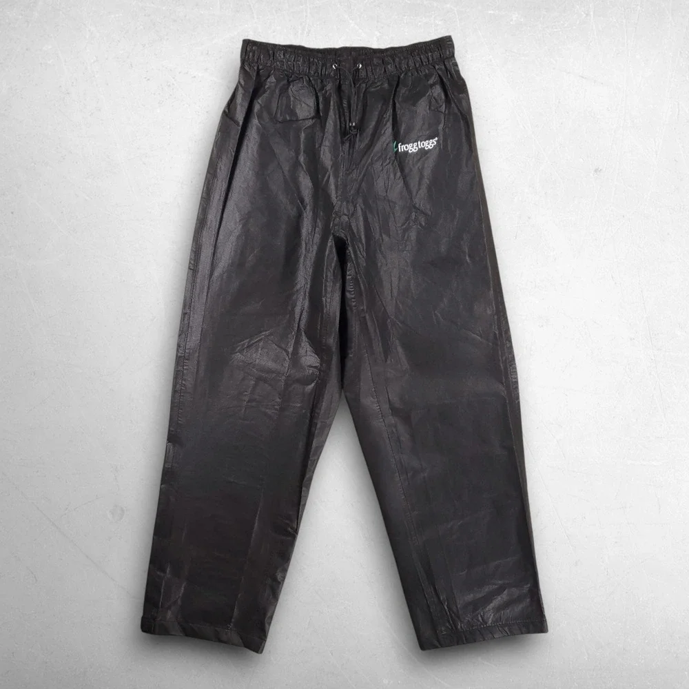 Frogg Toggs Pro Action Waterproof Rain Pants Men S Black Gorpcore Techwear